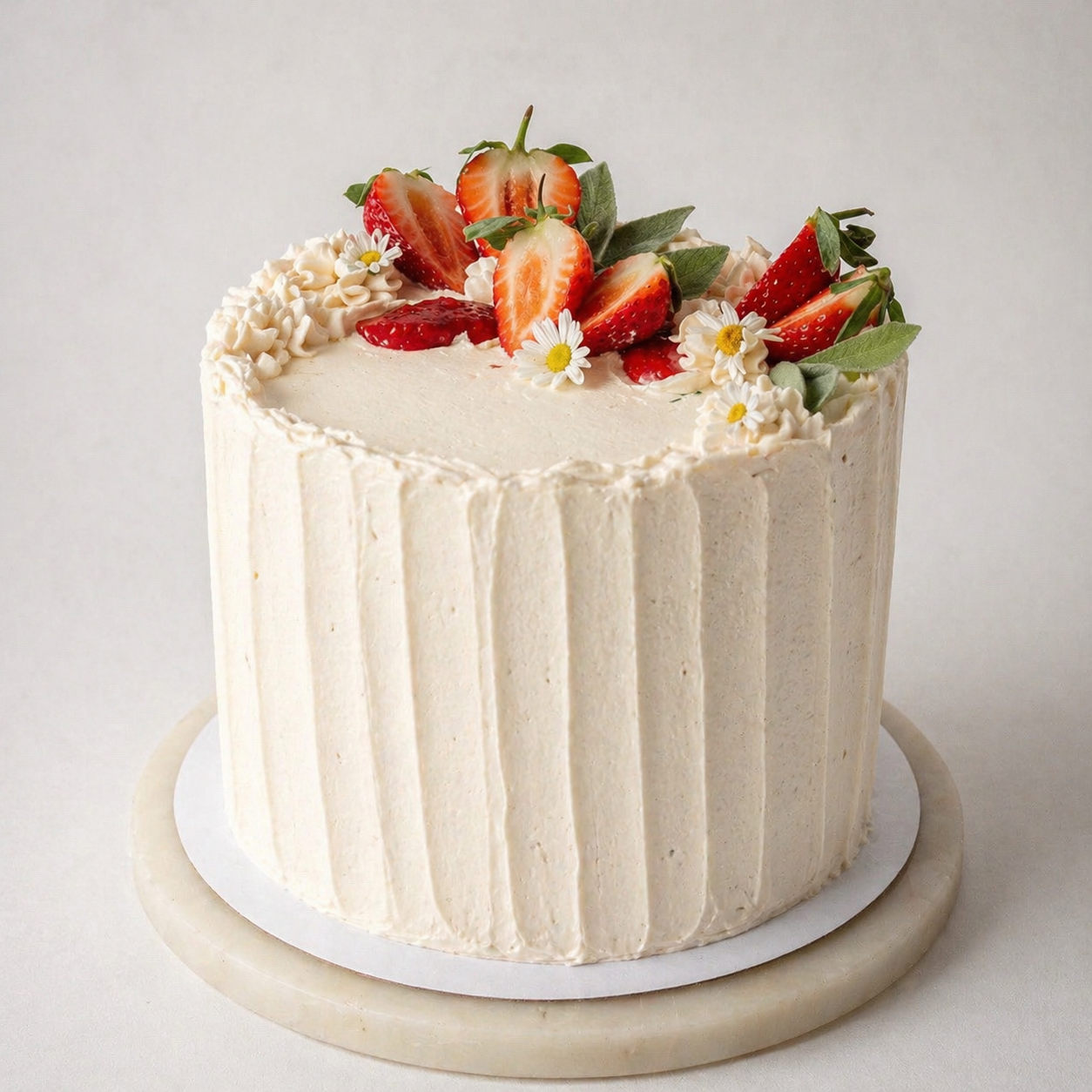 Strawberry Shortcake with Strawberry Compote & Honeycomb Whipped Cream