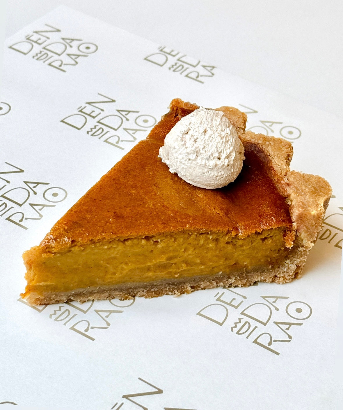 Pumpkin Pie with Spiced Cream
