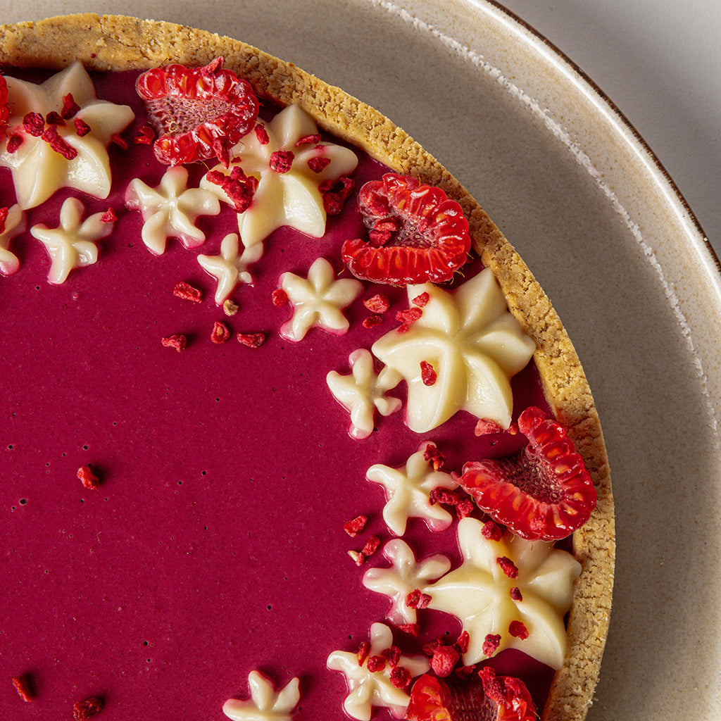Hibiscus Tart With Rose Cream
