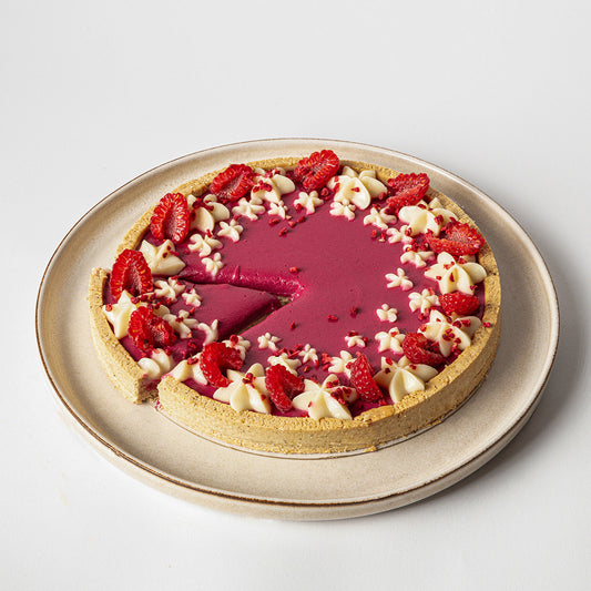 Hibiscus Tart With Rose Cream