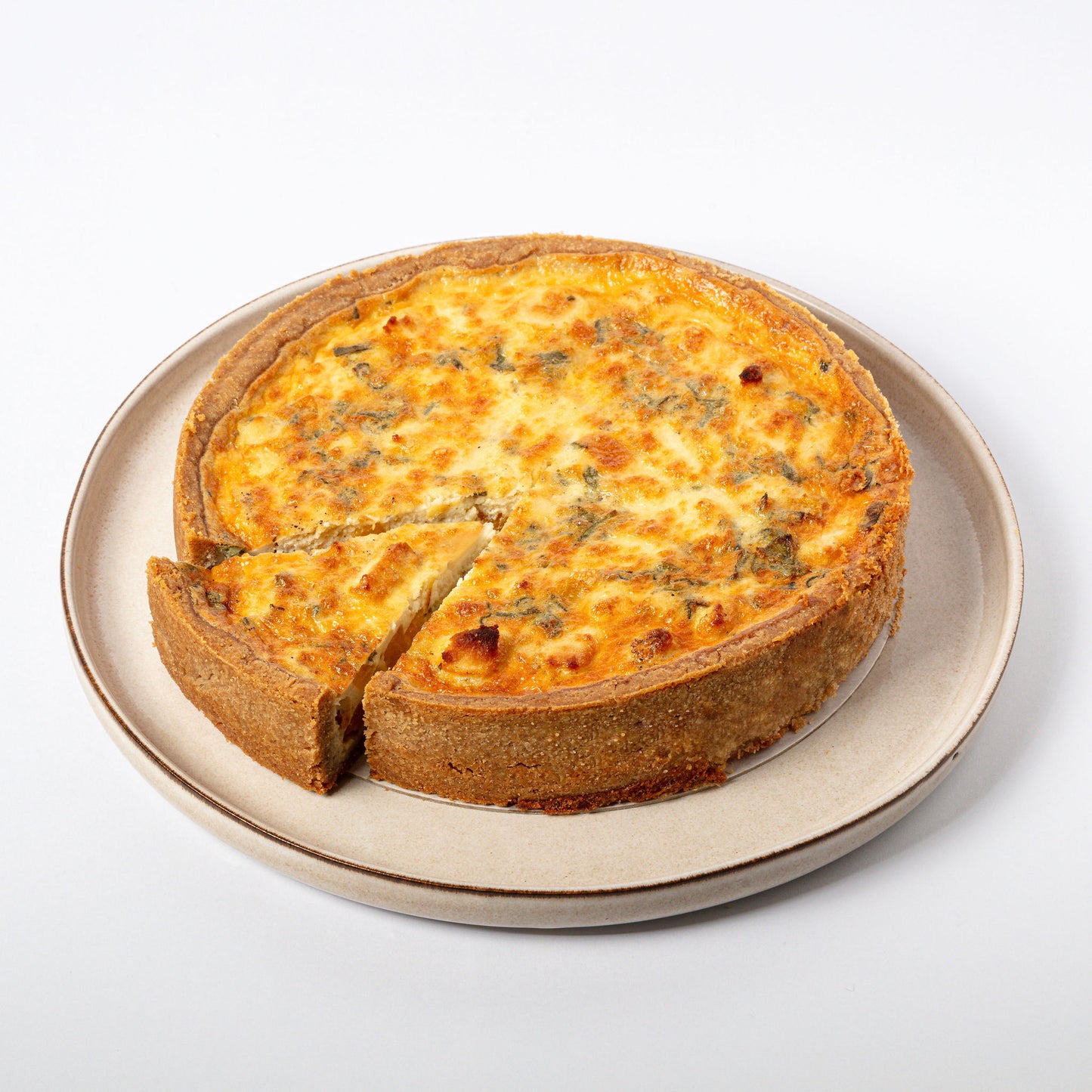 Butternut Squash, Almond Feta & Sage Quiche