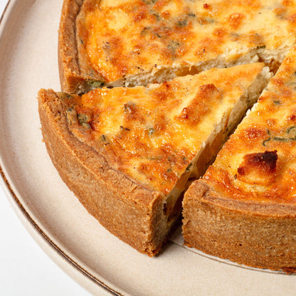 Butternut Squash, Almond Feta & Sage Quiche