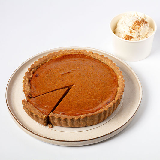 Pumpkin Pie with Spiced Cream