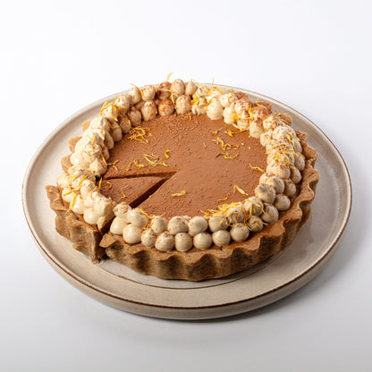 Earl Grey Custard Tart with Maple Marshmallows